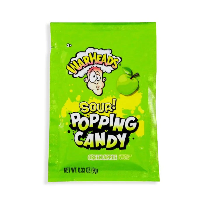 WARHEADS - SOUR POPPING CANDY 9g