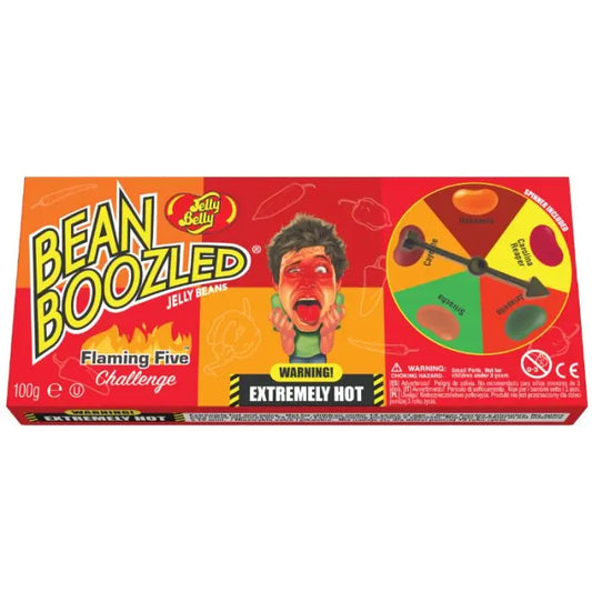 JELLY BELLY - BEAN BOOZLED HOT FLAMING FIVE 100g