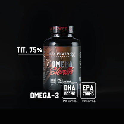 MAX PXWER - OMEGA STEALTH - OMEGA3 90cps