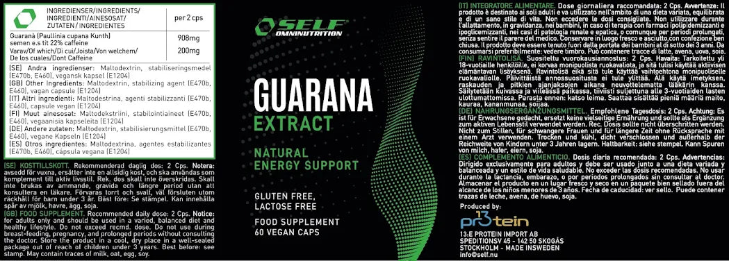 SELF - GUARANA EXTRACT 60cps