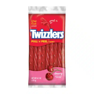 TWIZZLERS - CHERRY PULL 'N' PEEL CANDY BAG 172g