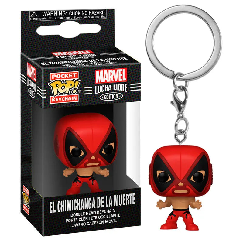 FUNKO POP - PORTACHIAVI MARVEL LUCHA LIBRE 6cm
