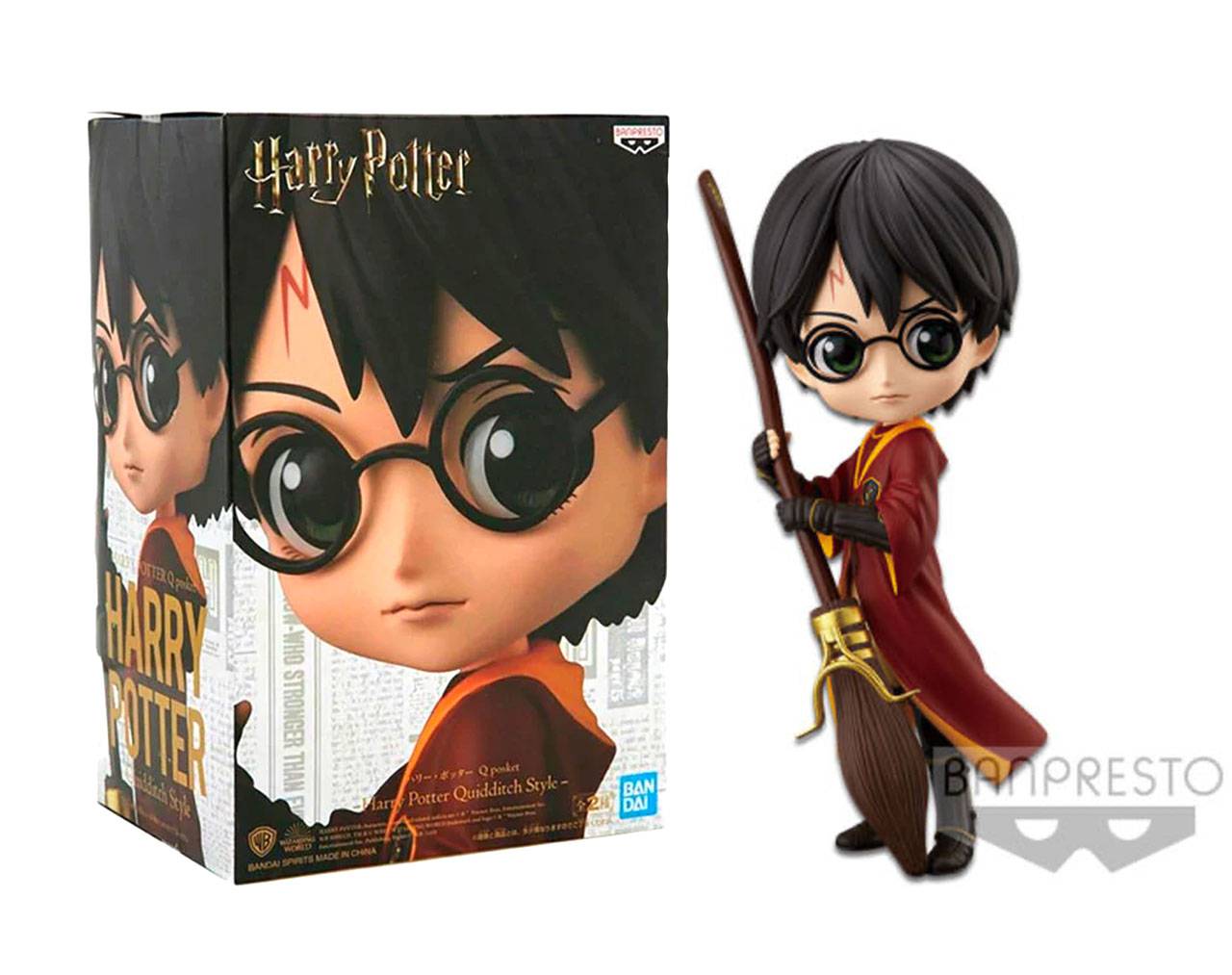 HARRY POTTER - QPOSKET HARRY QUIDDITCH FIGURE 14cm