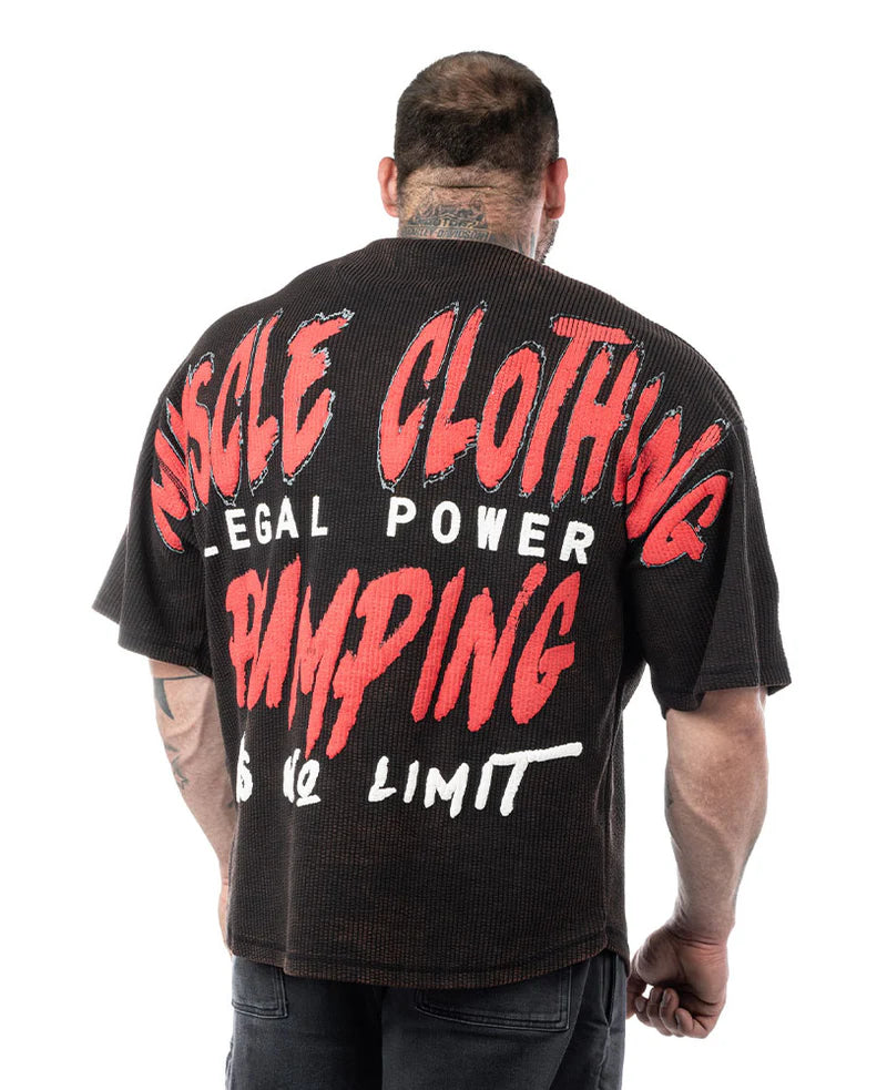 LEGAL POWER - RAG TOP MUSCLE CLOTHING STONEWASHED BOSTON