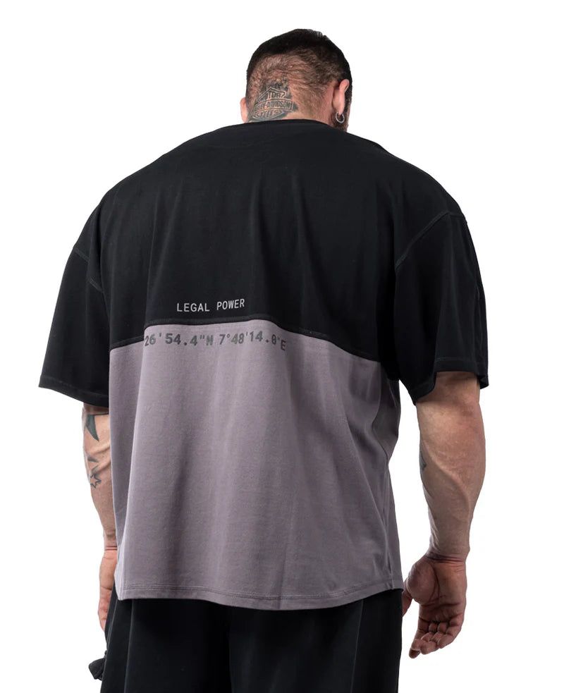 LEGAL POWER-RAG TOP POWER SPLIT JERSEY PIQUE