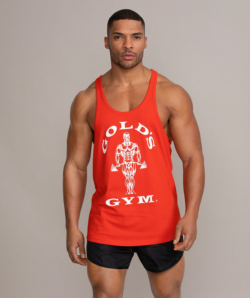 GOLD'S GYM - MUSCLE JOE STRINGER - RED