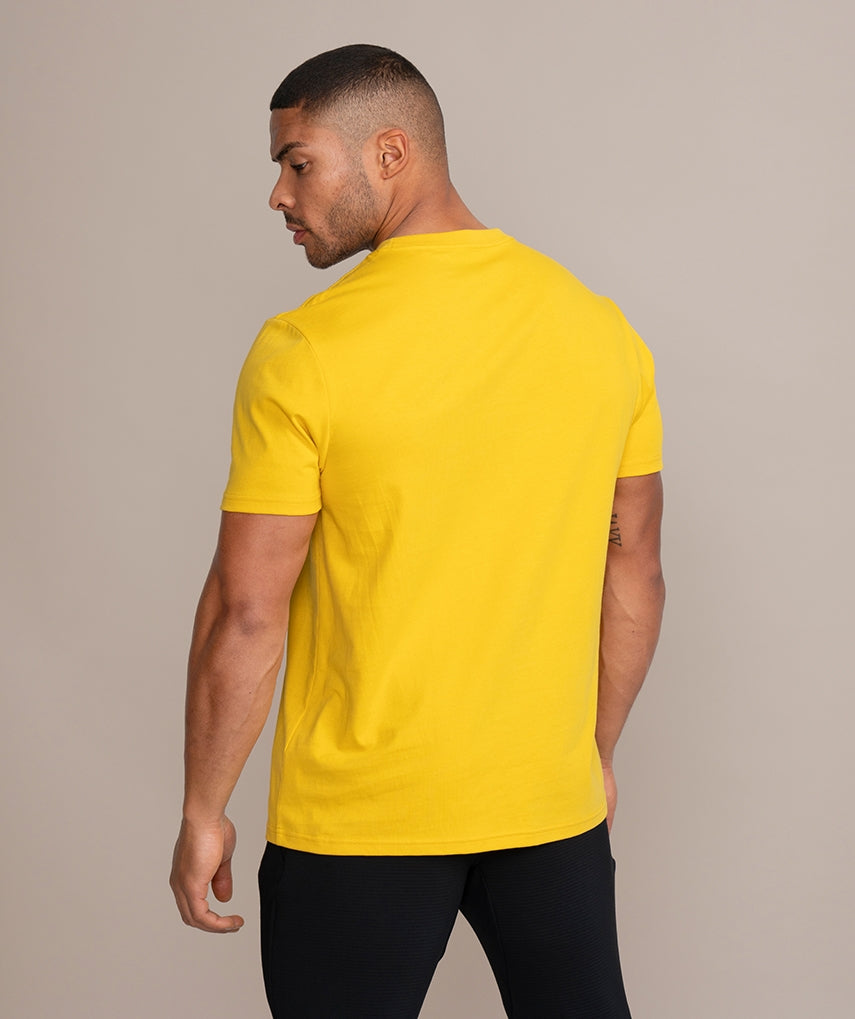 GOLD'S GYM - MUSCLE JOE CREW NECK TEE - GOLD