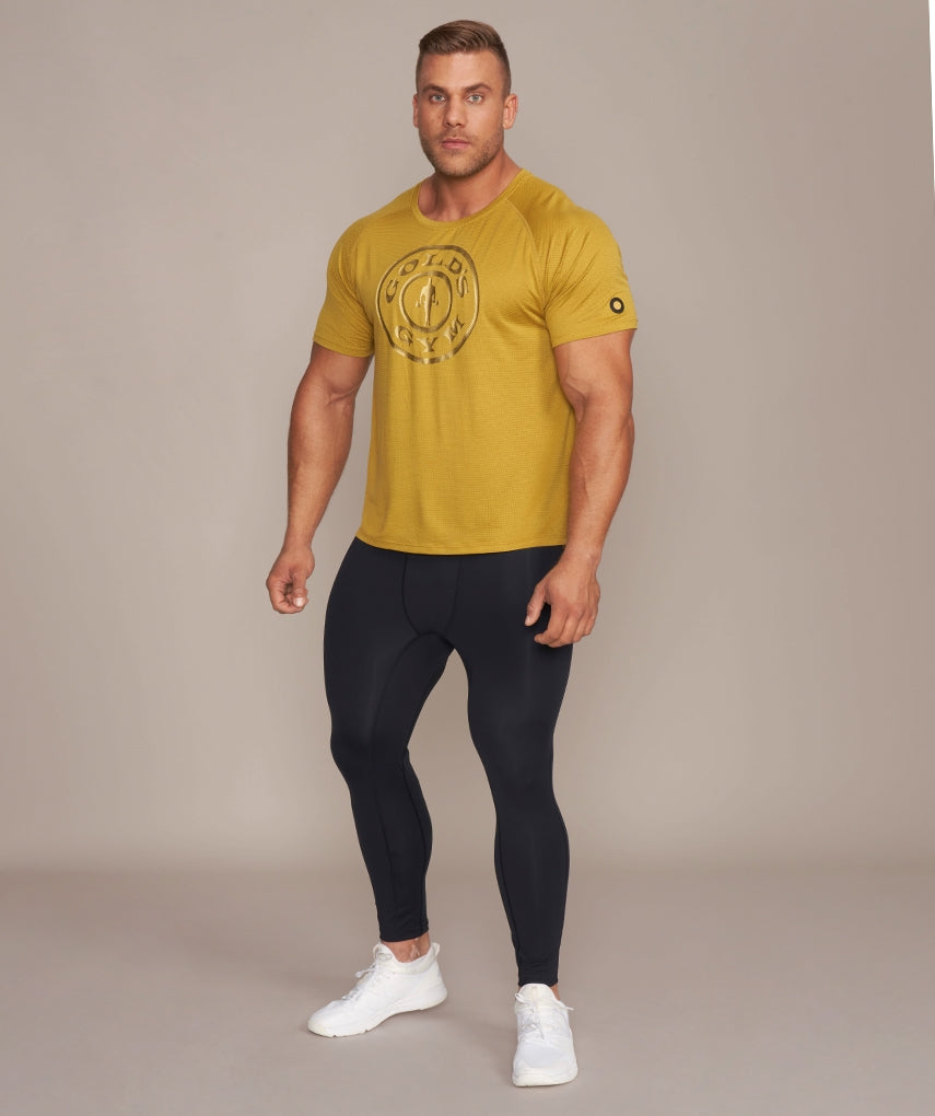 GOLD'S GYM - T-SHIRT TRAINING LOOSE KURT - ANTIQUE GOLD