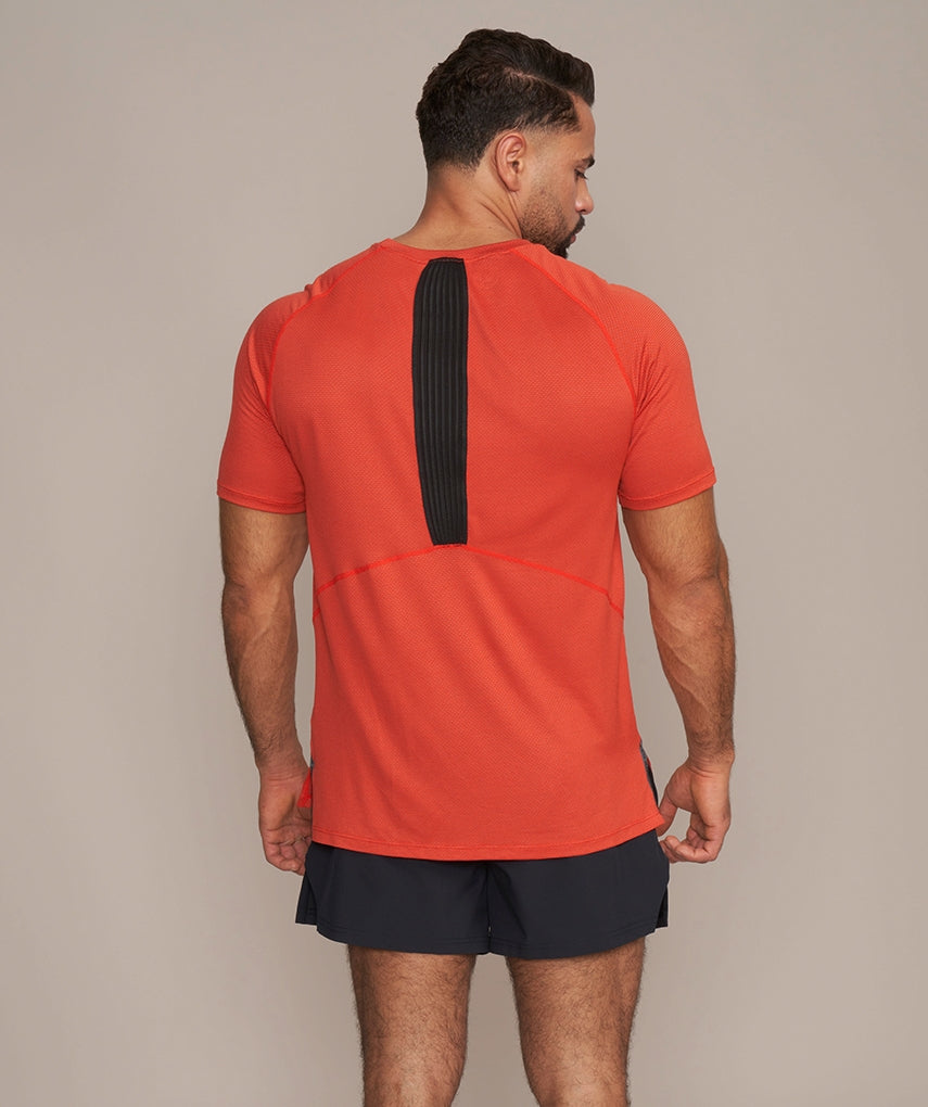 GOLD'S GYM - T-SHIRT TRAINING LOOSE KURT - GRENADINE