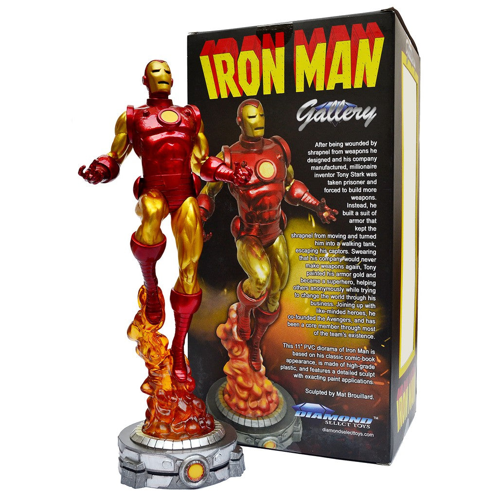 ACTION FIGURE - MARVEL DIORAMA IRON MAN 28cm