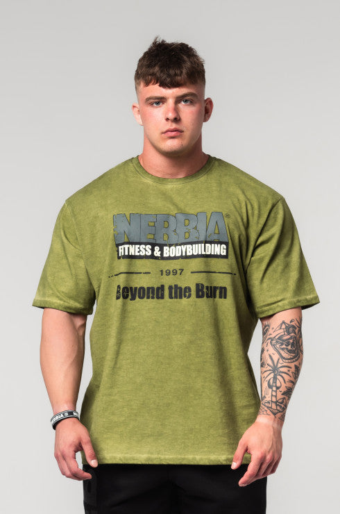 NEBBIA - WASHED-OFF OVERSIZED T-SHIRT HERITAGE 355