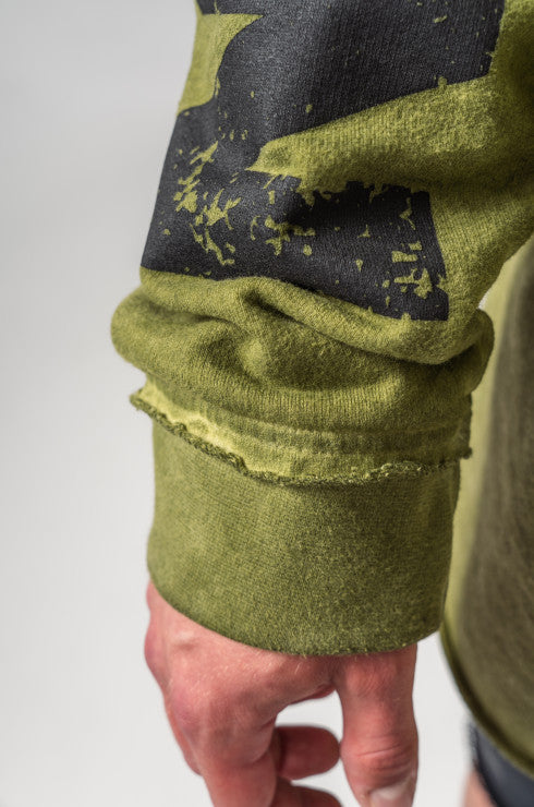 NEBBIA - WASHED-OFF OVERSIZED PULLOVER HOODIE NO BS 371