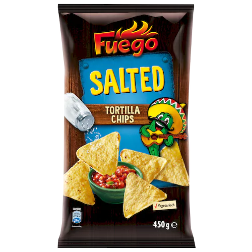 FUEGO - TORTILLA CHIPS 450g