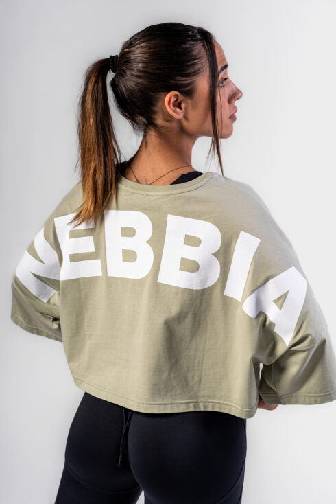 NEBBIA T-shirt corta e oversize JUST FLOW 431