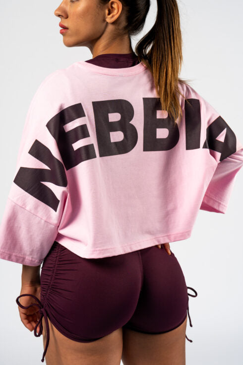 NEBBIA T-shirt corta e oversize JUST FLOW 431