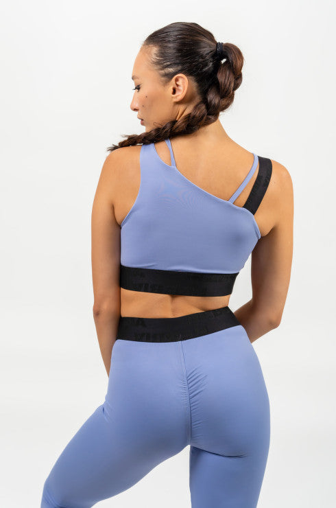 NEBBIA - LIGHT-SUPPORT ASSYMETRICAL SPORTS BRA ELITE 469