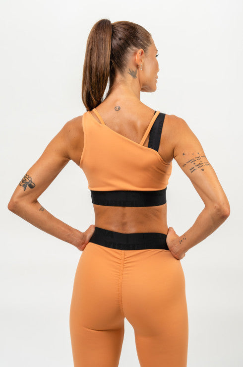 NEBBIA - LIGHT-SUPPORT ASSYMETRICAL SPORTS BRA ELITE 469