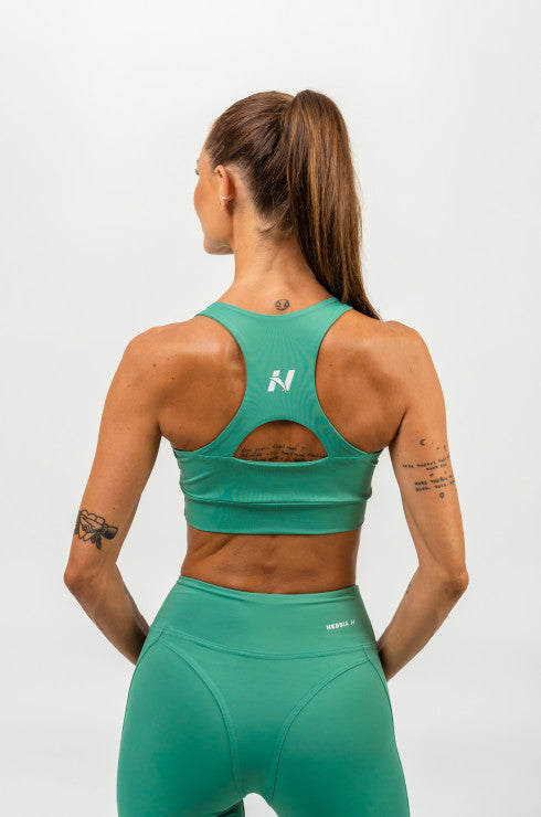 NEBBIA - MEDIUM-SUPPORT RACERBACK SPORTS BRA AGILE 471