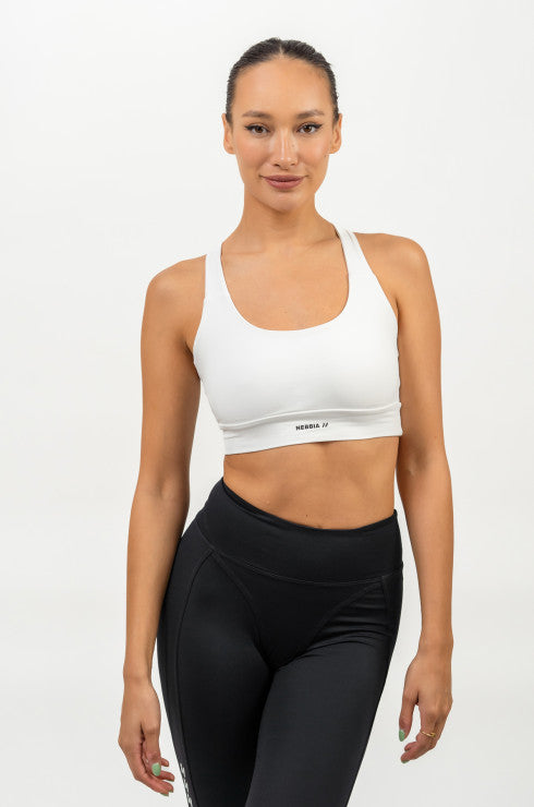 NEBBIA - MEDIUM-SUPPORT RACERBACK SPORTS BRA AGILE 471