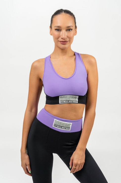 NEBBIA - HIGH-IMPACT PADDED SPORTS BRA SIGNATURE 472