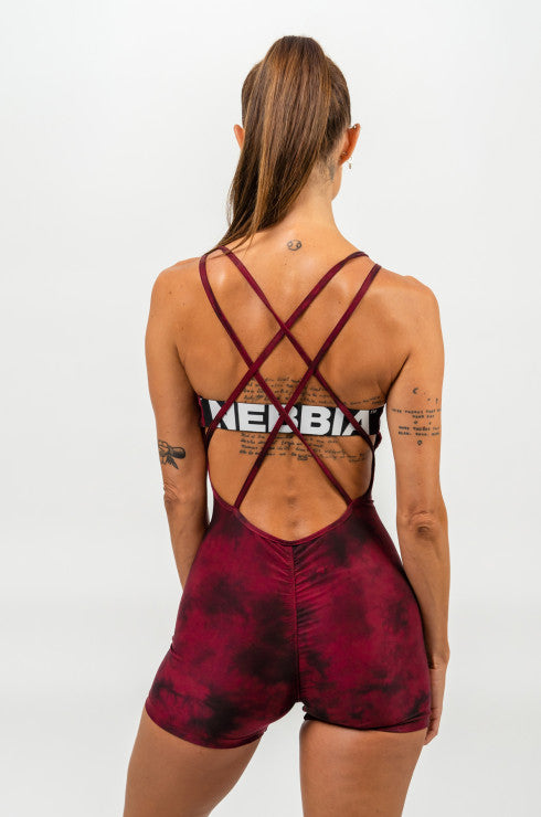 NEBBIA - SHORT WORKOUT JUMPSUIT TREND-SETTER 484