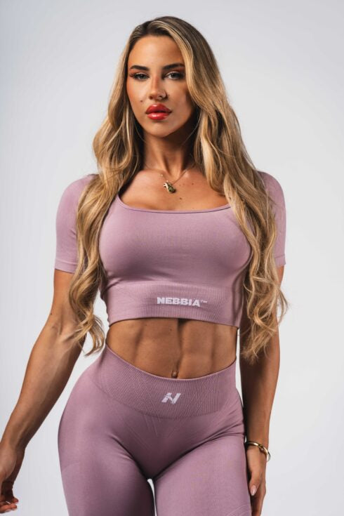 NEBBIA Crop top modellante FLOW SEAMLESS 499