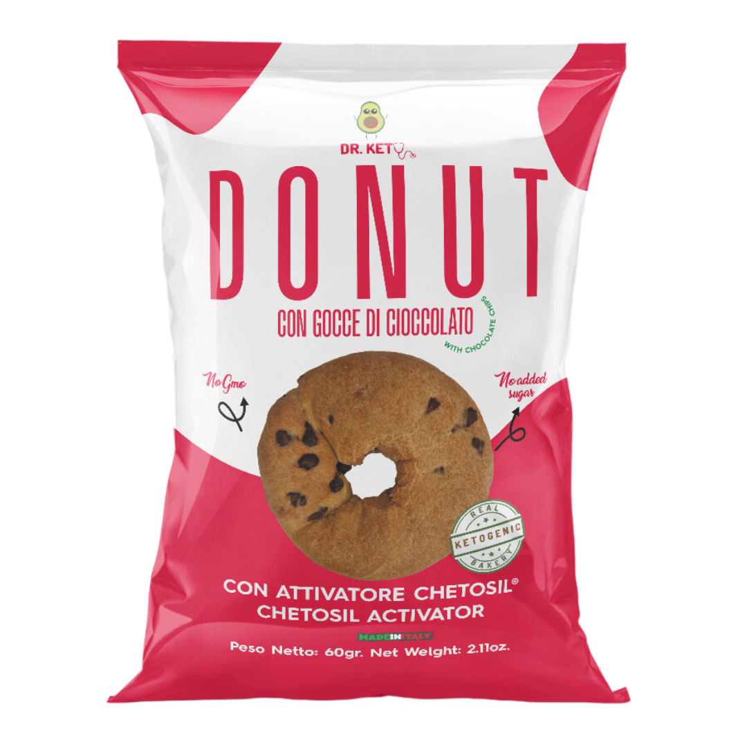 DR. KETO - DONUT - CON GOCCE DI CIOCCOLATO-American Fitness 2.0