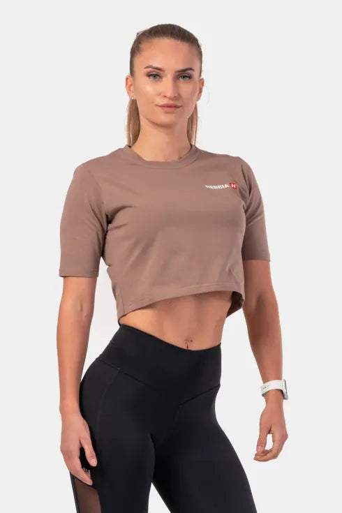 NEBBIA - MINIMALIST LOGO NEBBIA CROP TOP 600