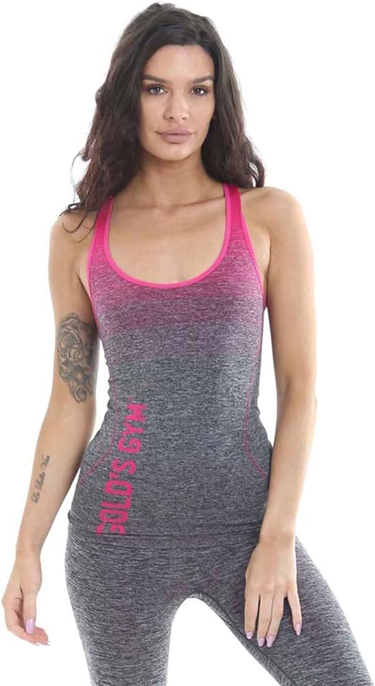 GOLD'S GYM - CANOTTA LADIES SEAMLESS VEST TOP GGLVST132