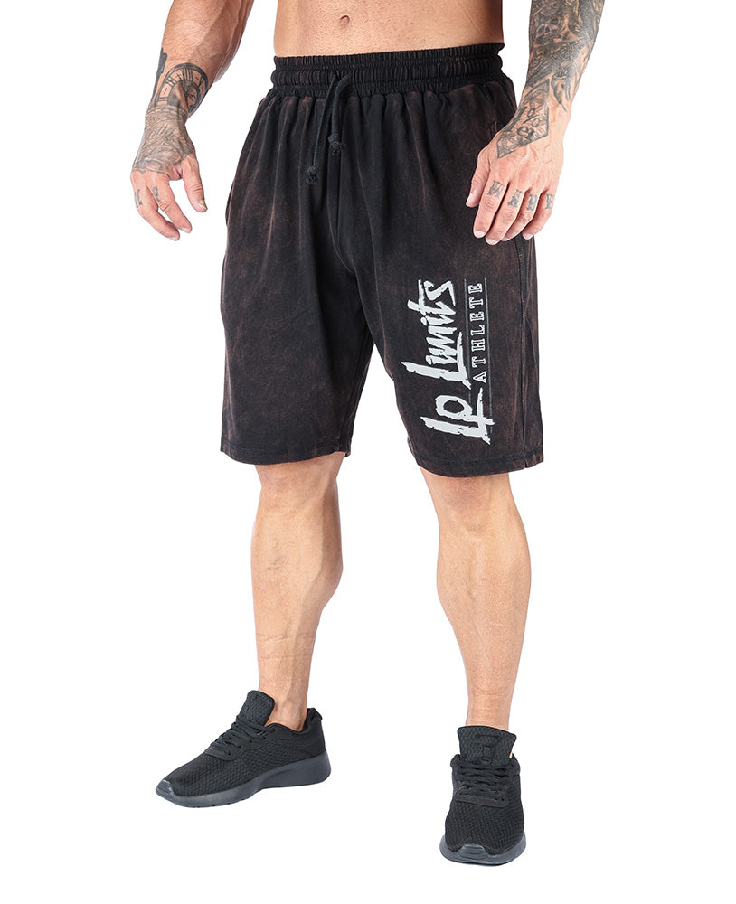 LEGAL POWER - LPLIMITS STONEWASHED JERSEY PIQUE SHORTS