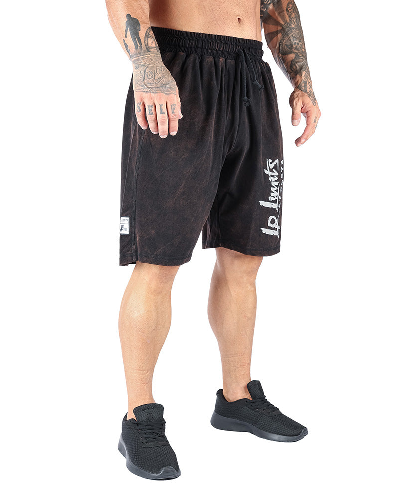 LEGAL POWER - LPLIMITS STONEWASHED JERSEY PIQUE SHORTS
