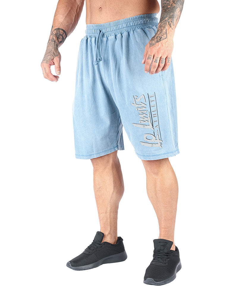 LEGAL POWER - LPLIMITS STONEWASHED JERSEY PIQUE SHORTS