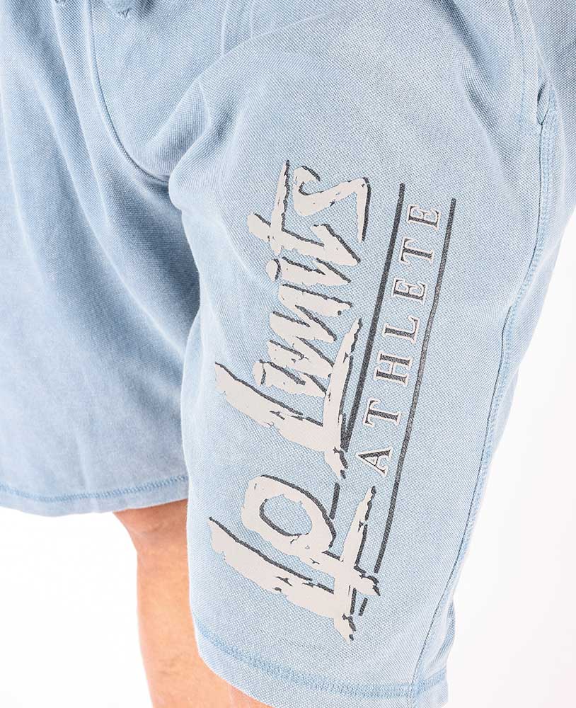 LEGAL POWER - LPLIMITS STONEWASHED JERSEY PIQUE SHORTS