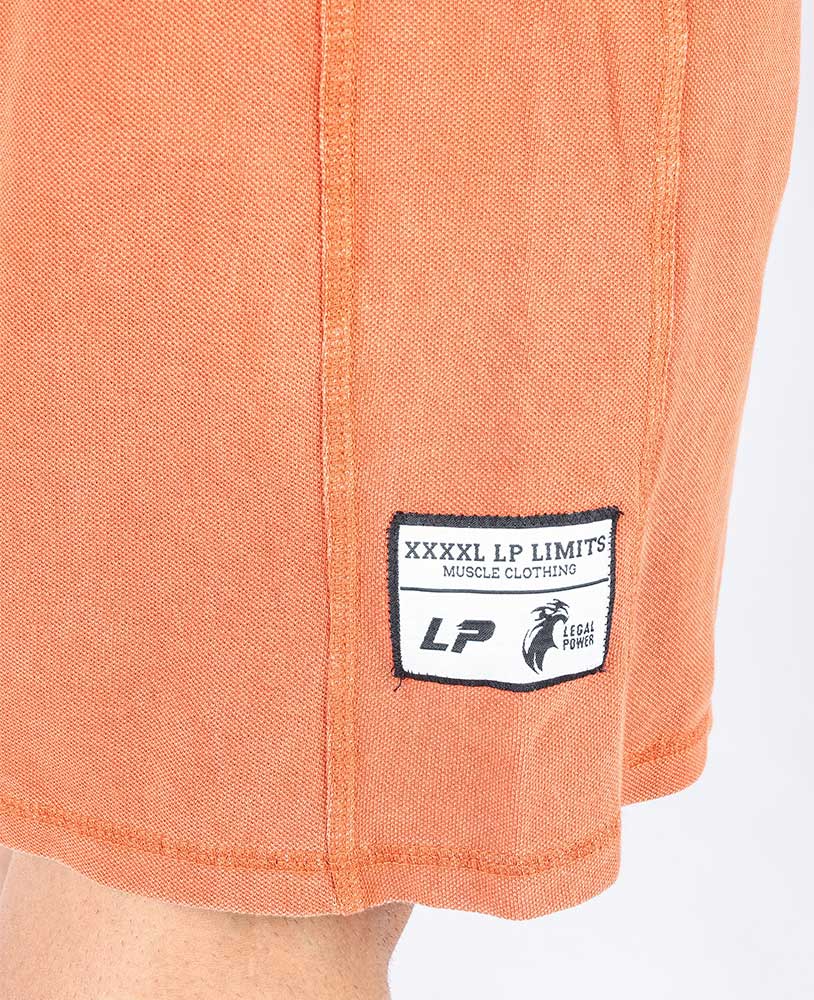 LEGAL POWER - LPLIMITS STONEWASHED JERSEY PIQUE SHORTS