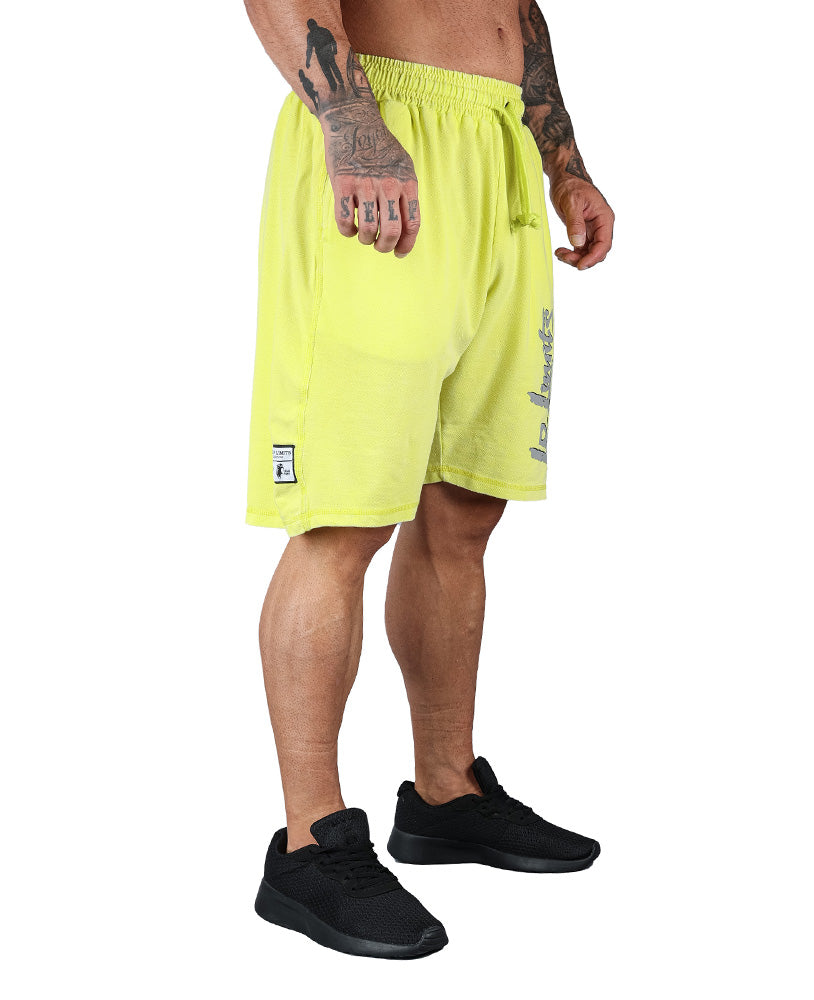 LEGAL POWER - LPLIMITS STONEWASHED JERSEY PIQUE SHORTS