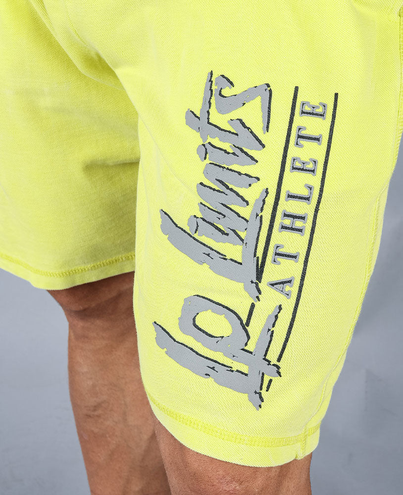 LEGAL POWER - LPLIMITS STONEWASHED JERSEY PIQUE SHORTS