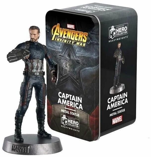 ACTION FIGURE - MARVEL METALFIG CAPITAN AMERICA 10cm