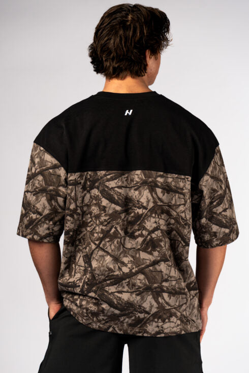 NEBBIA- Maglietta oversize POWER 898 mimetica