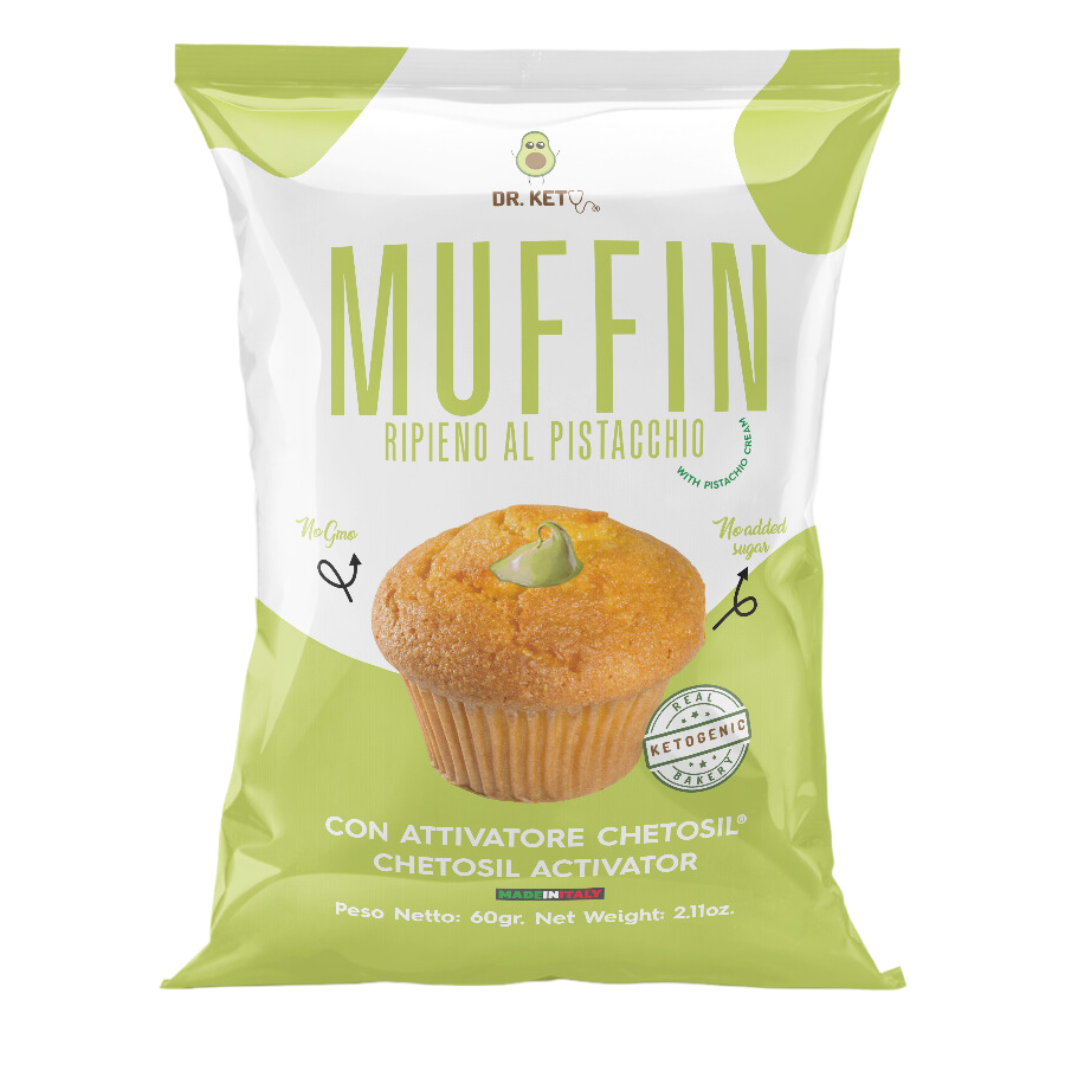 DR. KETO - MUFFIN - CON CREMA AL PISTACCHIO-American Fitness 2.0