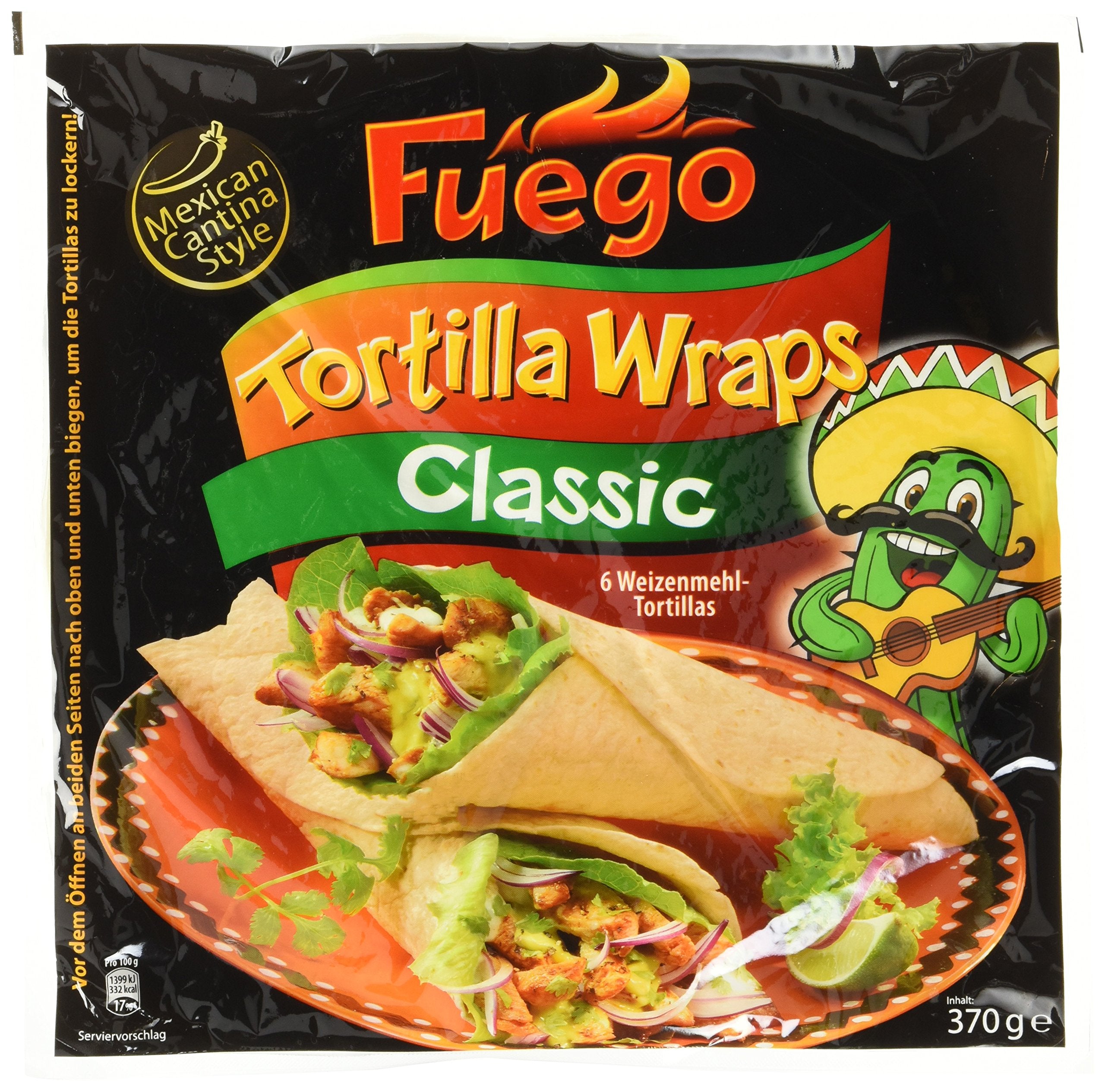 FUEGO - TORTILLAS CLASSIC WRAP 320g