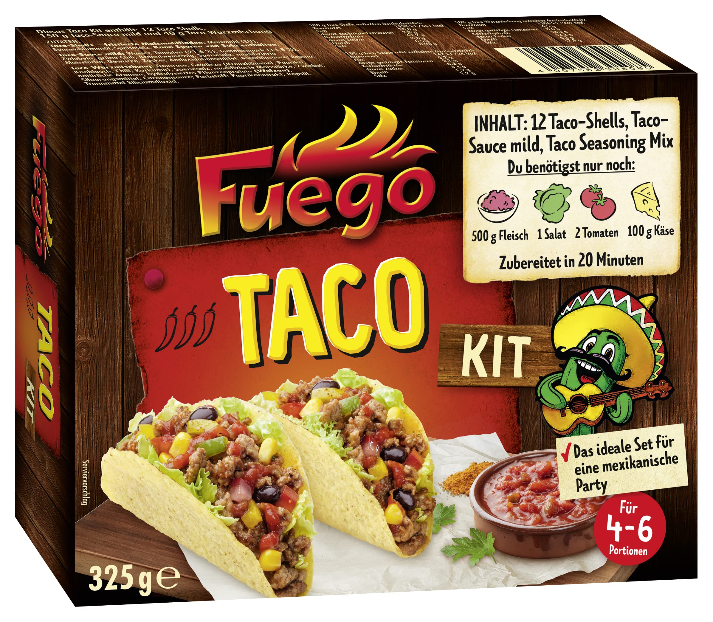 FUEGO - KIT CENA TACO 325g