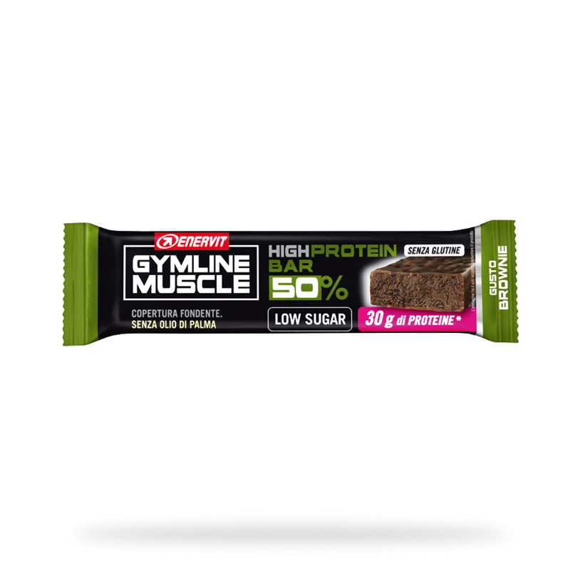 ENERVIT - GYMLINE MUSCLE HIGH PROTEIN BAR 50%-American Fitness 2.0