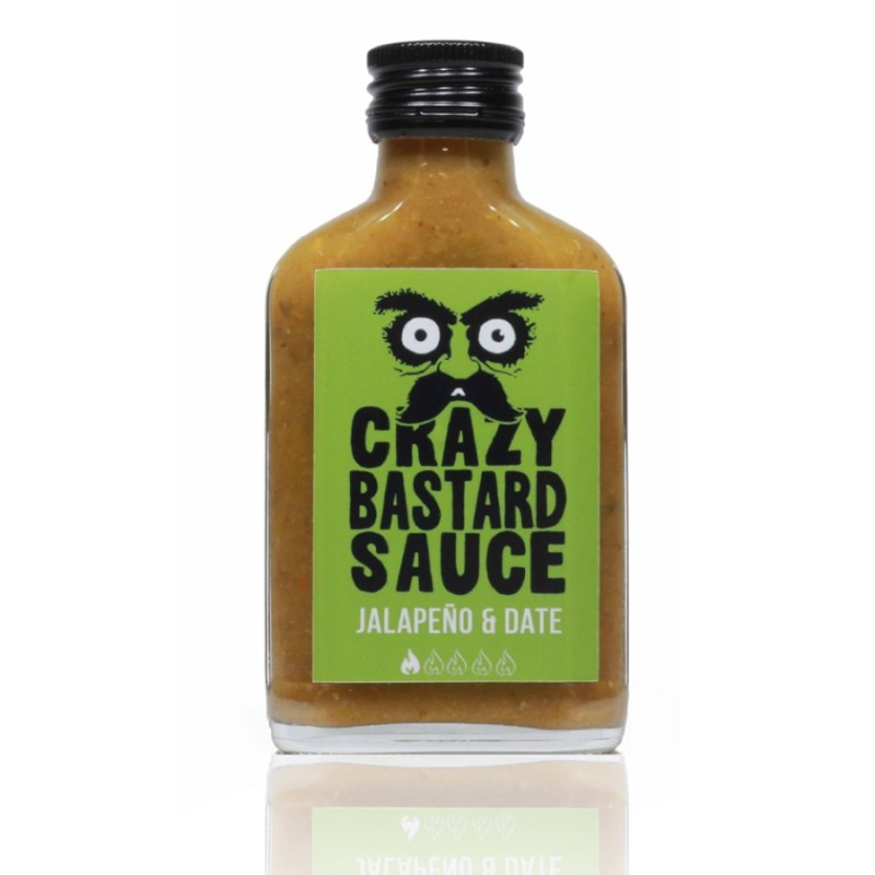 CRAZY BASTARD SAUCE - JALAPENO & DATE 100ml-American Fitness 2.0