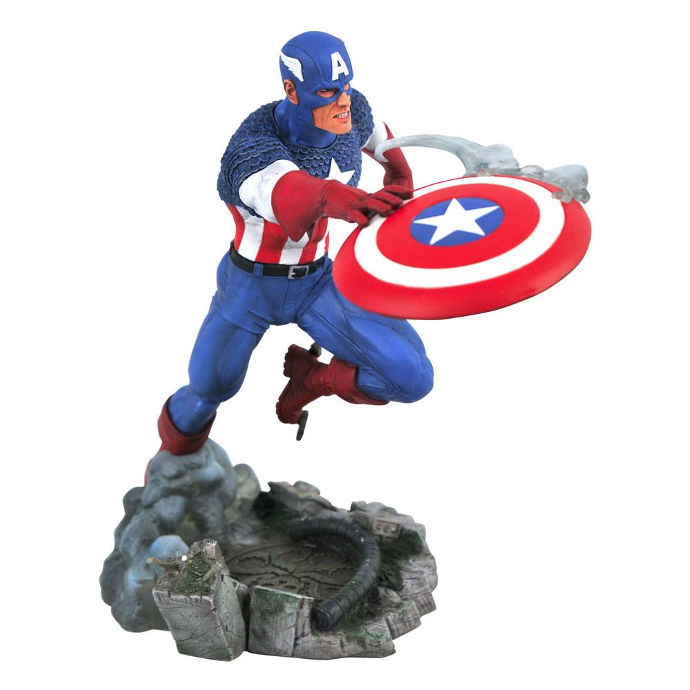 ACTION FIGURE - MARVEL COMIC GALLERY CAPITAN AMERICA 25cm-American Fitness 2.0