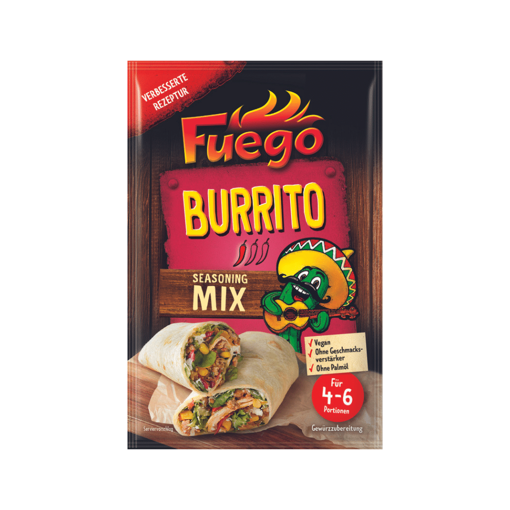 FUEGO - MIX DI CONDIMENTI PER BURRITO 30g