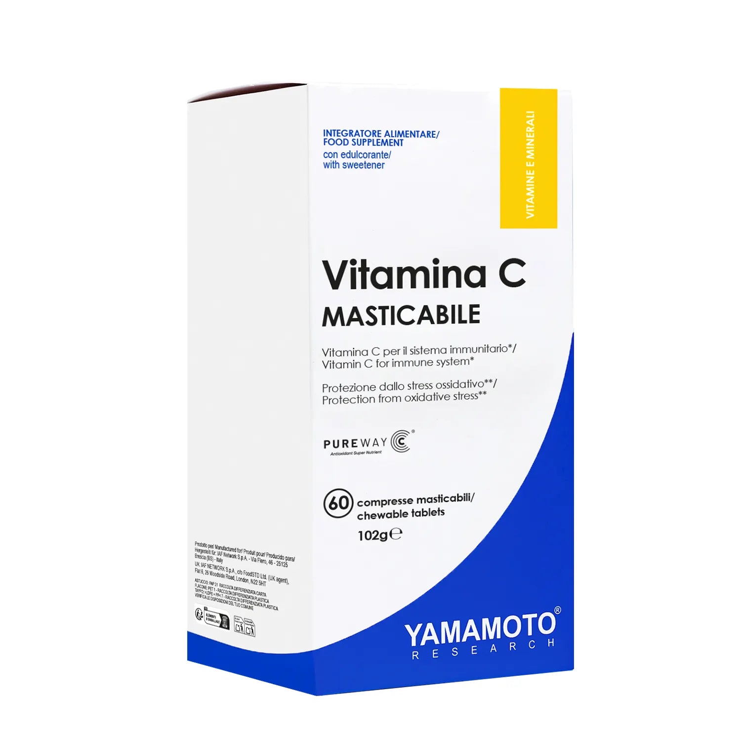 YAMAMOTO - VITAMINA C MASTICABILE Pureway 60cps