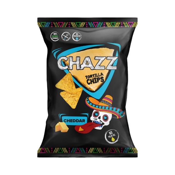 CHAZZ - TORTILLA CHIPS CHEDDAR