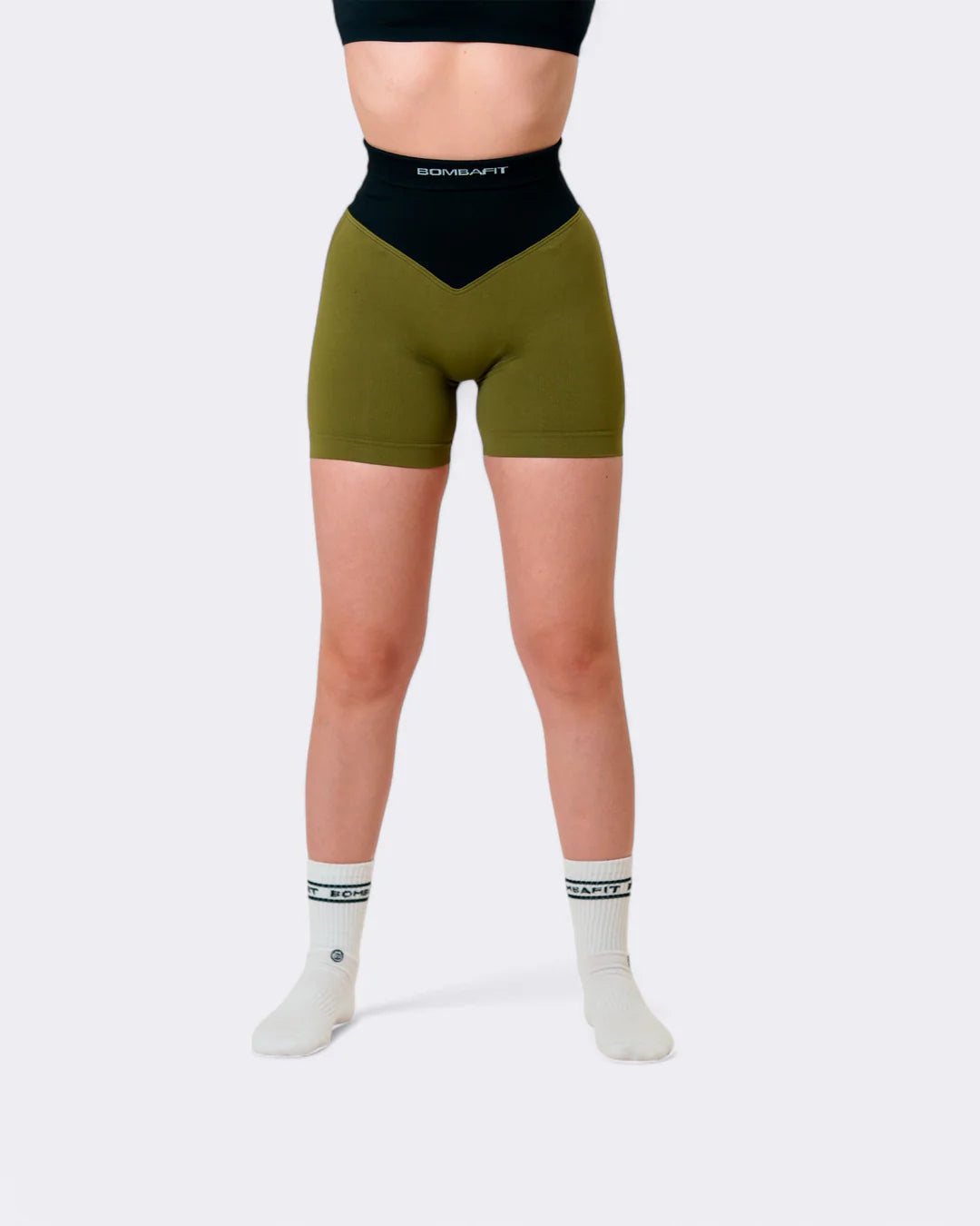 BOMBAFIT - PUMP IT BICOLOR SHORTS LEGGINGS