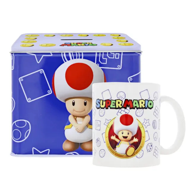 TAZZA - TOAD SUPER MARIO+SALVADANAIO