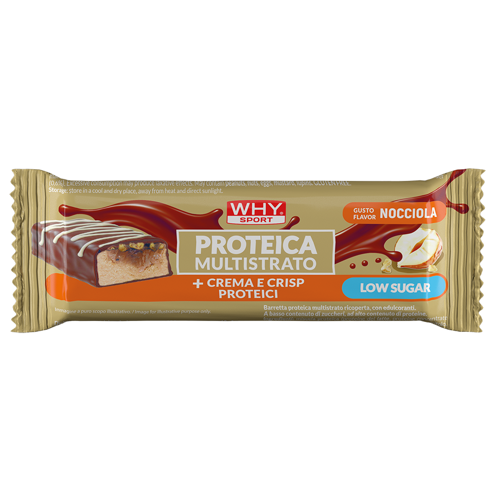 WHY SPORT - PROTEICA MULTISTRATO + CREMA E CRISP PROTEICI 60g